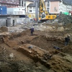 historisches museum frankfurt- Baugrube