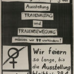Plakat für die Frauenausstellung 1980