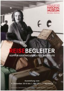 Ausstellungsplakat des Germanischen Nationalmuseums zur Sonderausstellung Reisebegleiter
